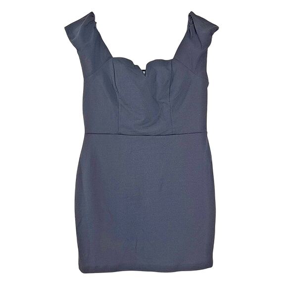 Lilly Rose Black Bodycon Dress Off Shoulder Stretch NWT Womens XL Sexy Party - Picture 1 of 8